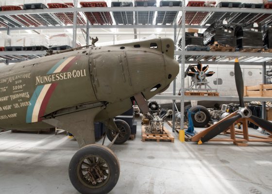 Visite des ateliers de restauration du Musée de l’Air et de l’Espace à Dugny