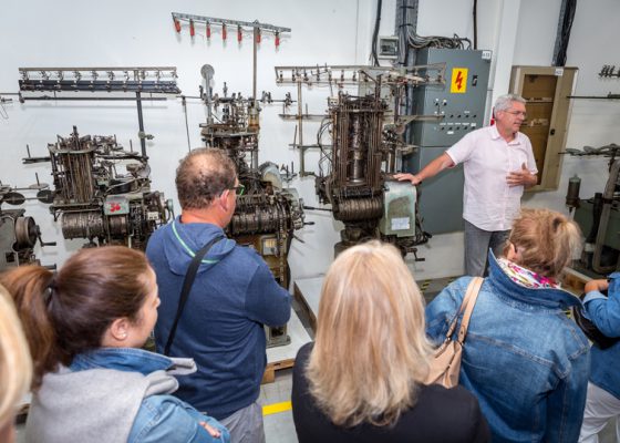 Visite industrielle de l’usine de chaussettes Kindy