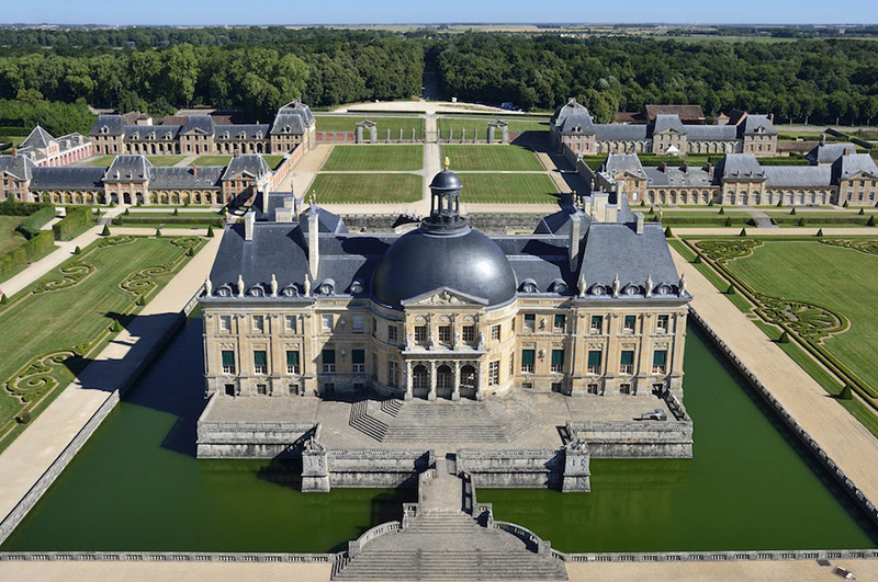 The Château de Vaux-le-Vicomte, the inspiration for the Palace of Versailles