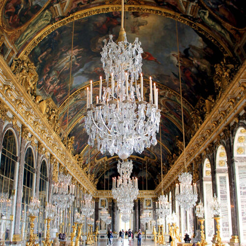 Le château de Versailles   la galerie des glaces