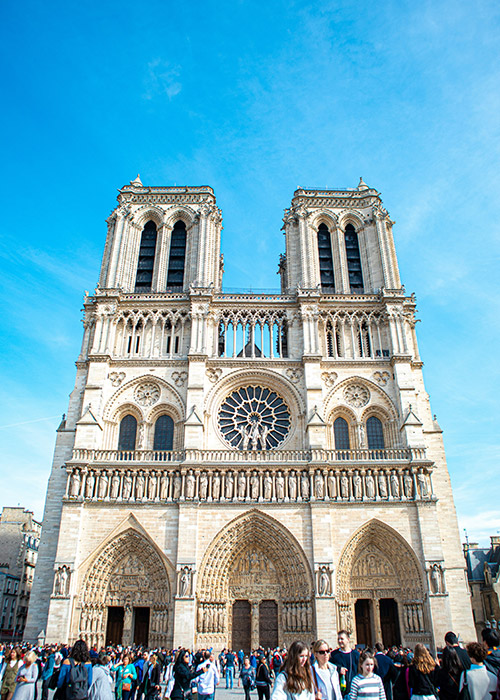 Notre-Dame Cathedral, one of the most iconic landmarks in Paris