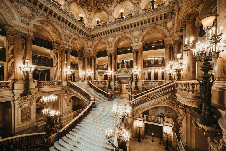 L'escalier de l'Opéra Garnier - Paris
