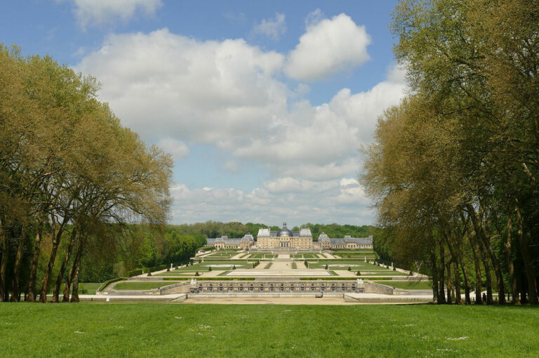 Perspective lines and parterres in André Le Nôtre’s design at Vaux‑le‑Vicomte